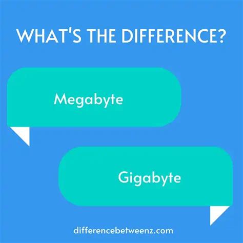 megabyte or gigabyte bigger|What's the difference between a megabyte and a gigabyte .